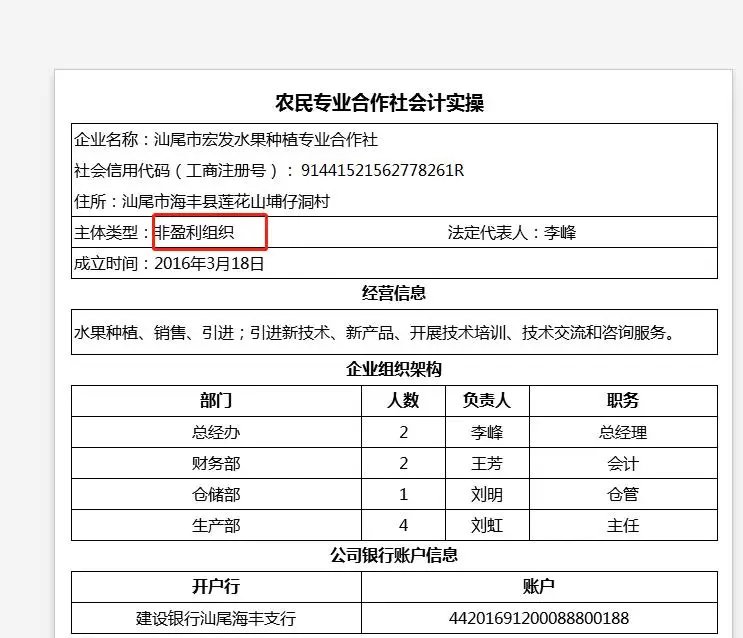 个体工商户、非营利组织与经营范围解析 财务信息咨询视角